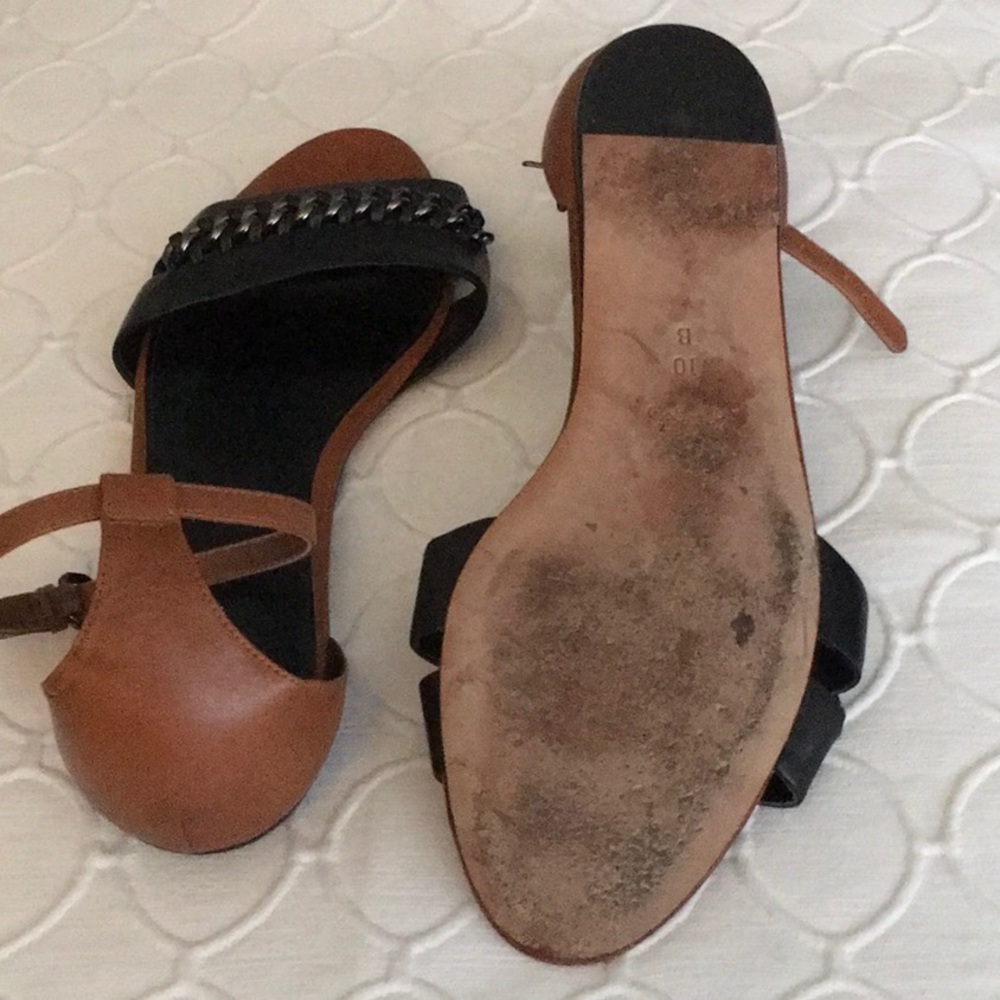 Coach Seabreeze Luxurious Leather sandals  Sz 10 - Picture 4 of 5